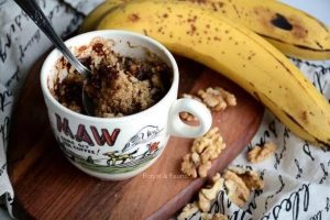 Vegan + Paleo Banana Bread Mugcake